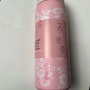 Owala Pink Floral Insulated Bottle with Straw